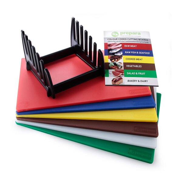 LD Chopping Board and Rack Set 18x12x0.5"